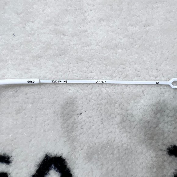 Alessandra Rich Linda Farrow Heart White Chain Blue Rectangular Lens Sunglasses - Picture 8 of 9